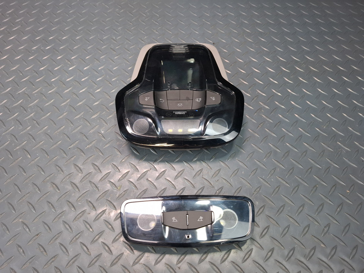 17-19 Alfa Romeo Giulia Front & Rear Overhead Dome Light Lamp OEM