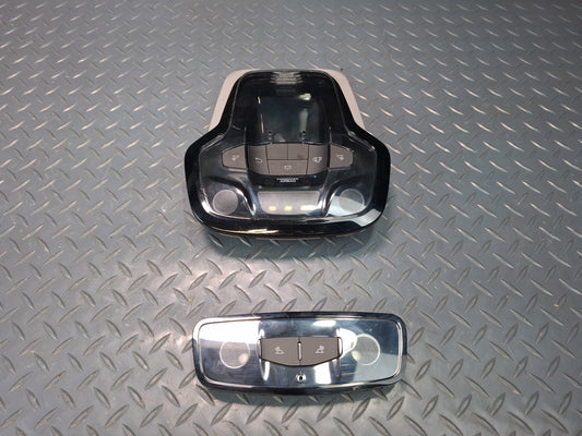 17-19 Alfa Romeo Giulia Front & Rear Overhead Dome Light Lamp OEM