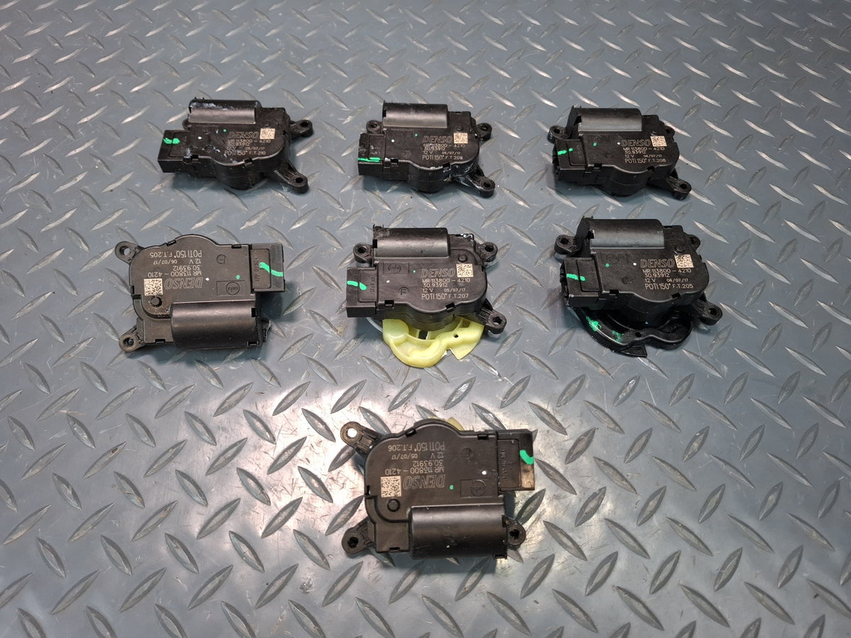 17-19 Alfa Romeo Giulia Hvac Set of 7 A/C Heater Door Flap Actuator Motor OEM