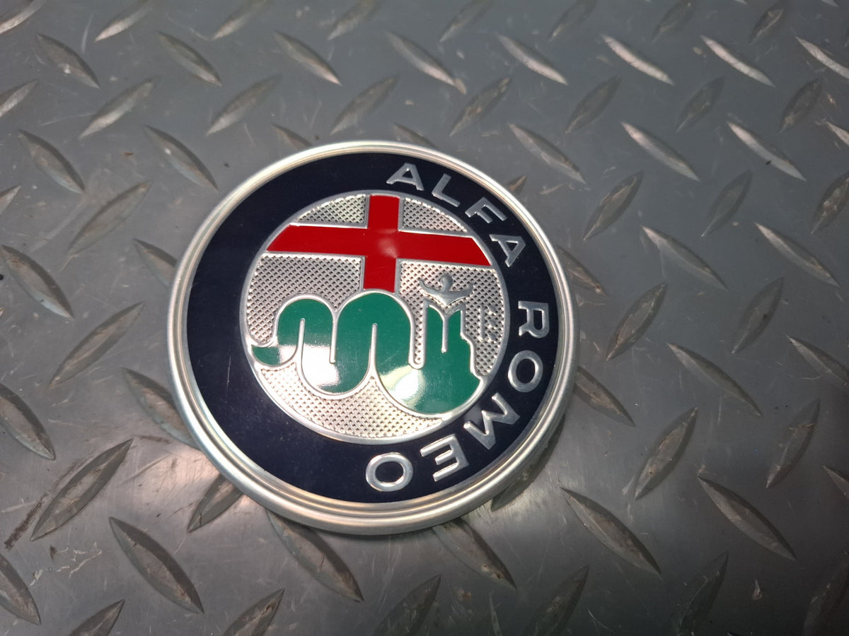 17-23 Alfa Romeo Giulia Q4 952 Rear Trunk Lid Tailgate Emblem Badge Set OEM