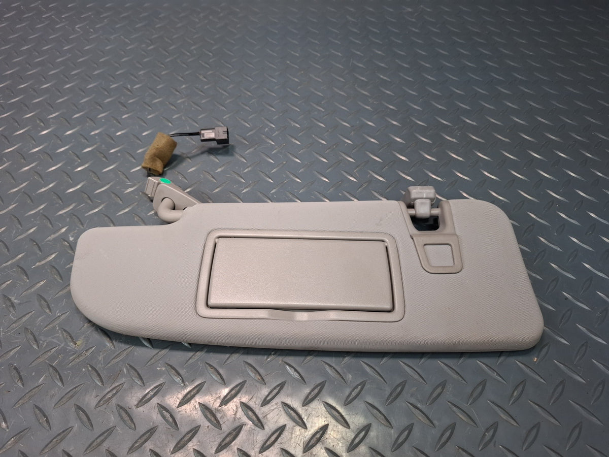 17-21 Alfa Romeo Giulia Front Left & Right Side Sun Visor Gray Set of 2 OEM