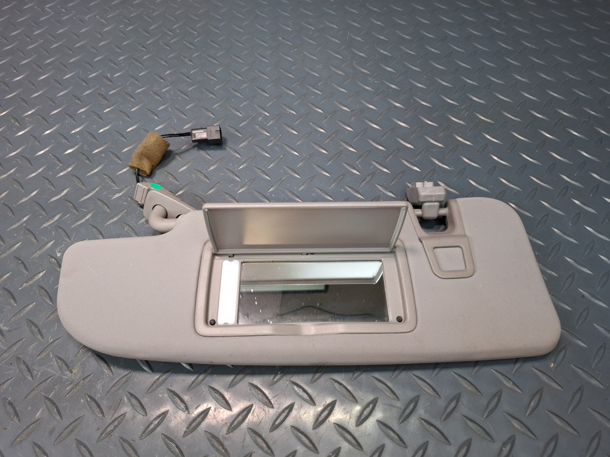 17-21 Alfa Romeo Giulia Front Left & Right Side Sun Visor Gray Set of 2 OEM