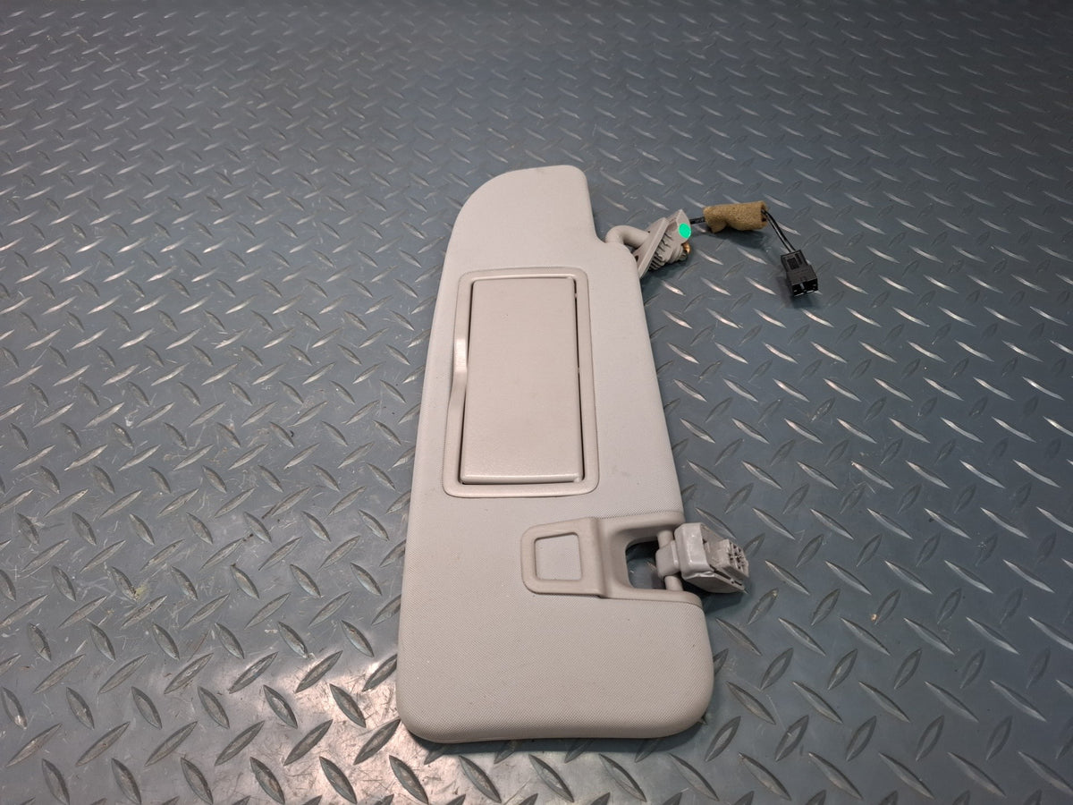 17-21 Alfa Romeo Giulia Front Left & Right Side Sun Visor Gray Set of 2 OEM