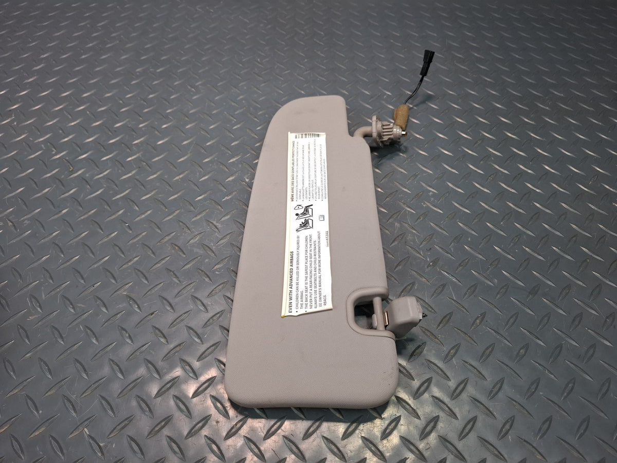17-21 Alfa Romeo Giulia Front Left & Right Side Sun Visor Gray Set of 2 OEM