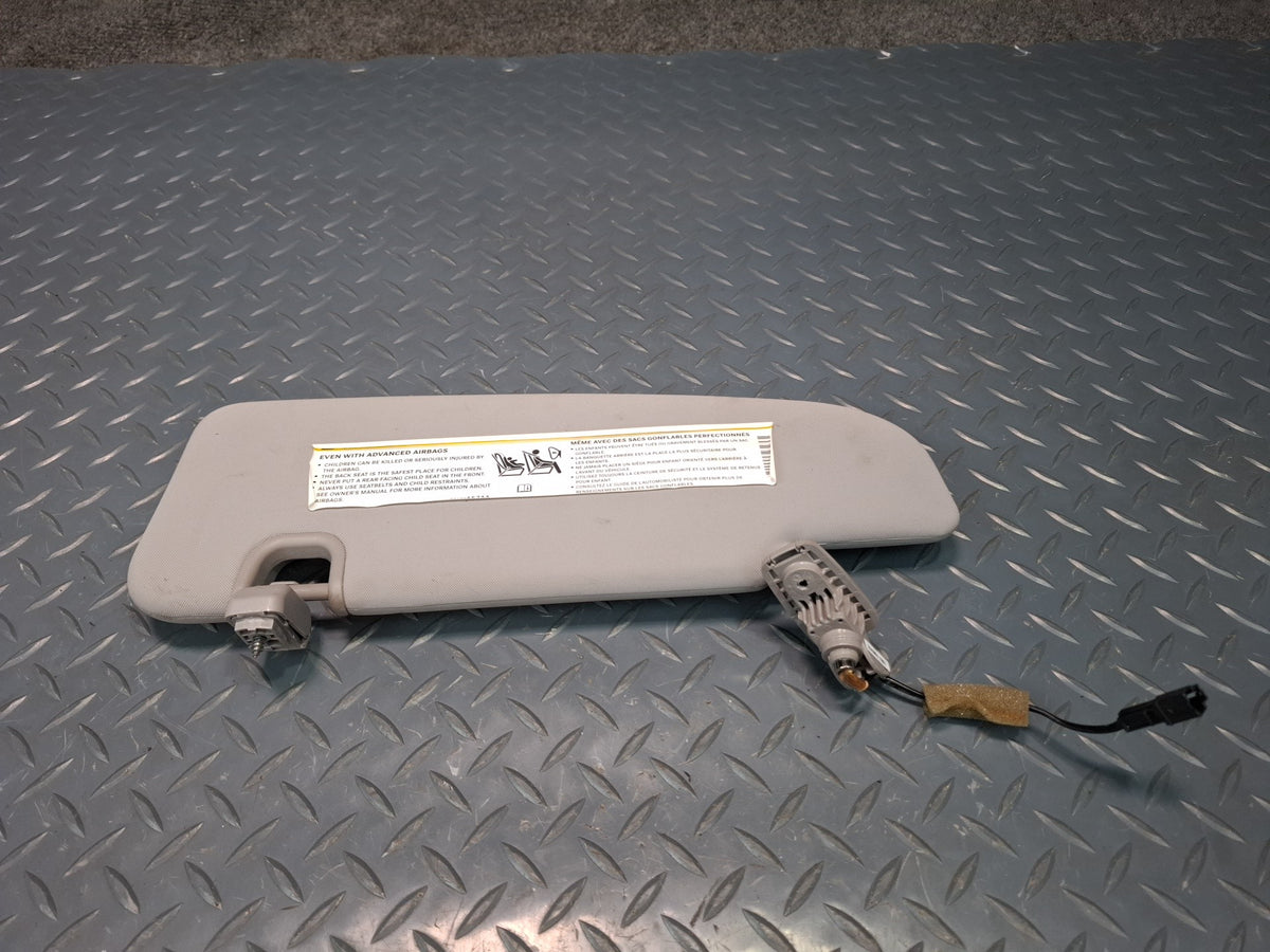 17-21 Alfa Romeo Giulia Front Left & Right Side Sun Visor Gray Set of 2 OEM