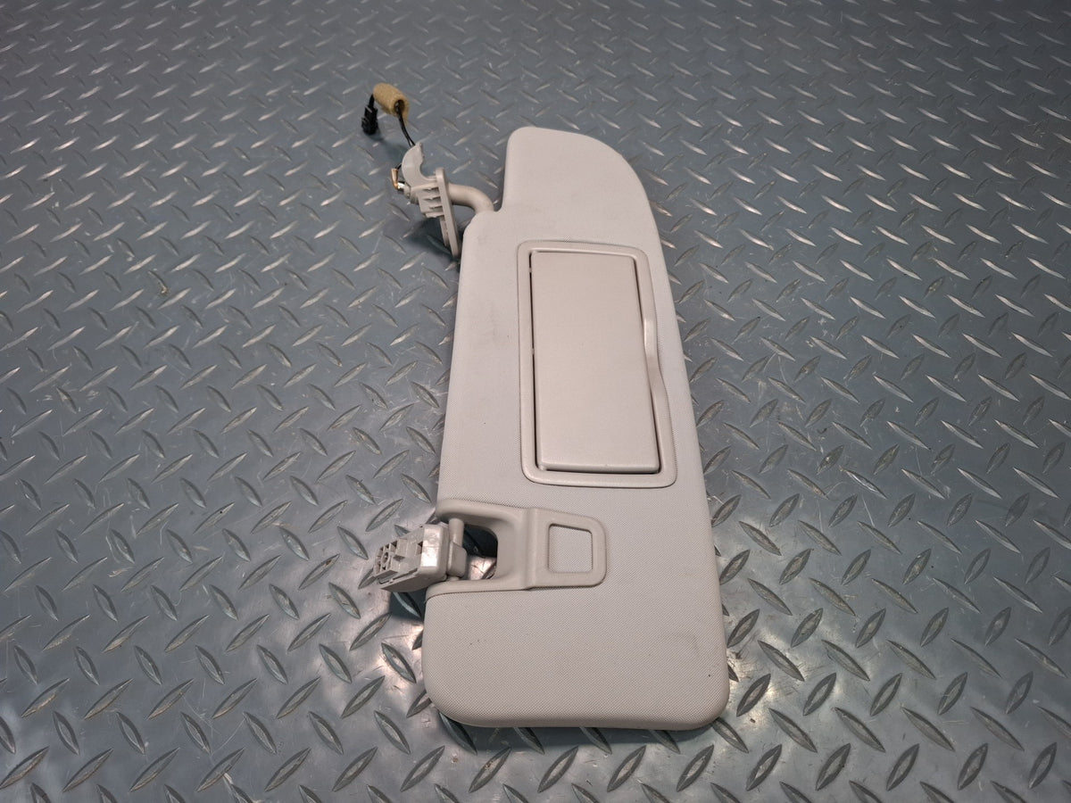 17-21 Alfa Romeo Giulia Front Left & Right Side Sun Visor Gray Set of 2 OEM