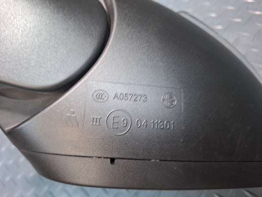 17-25 Alfa Romeo Giulia Left Driver Side Door Heated Rear View Mirror Black OEM