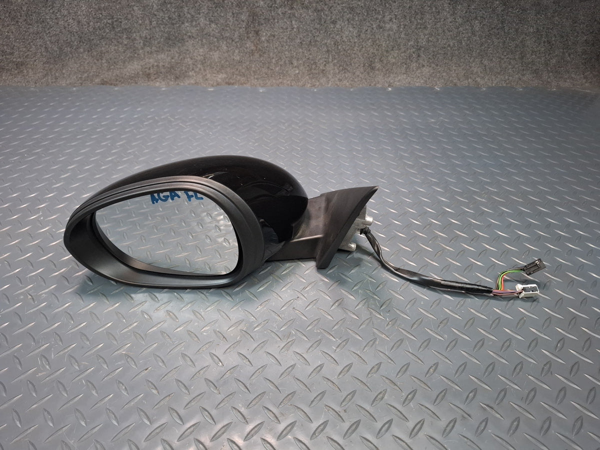 17-25 Alfa Romeo Giulia Left Driver Side Door Heated Rear View Mirror Black OEM