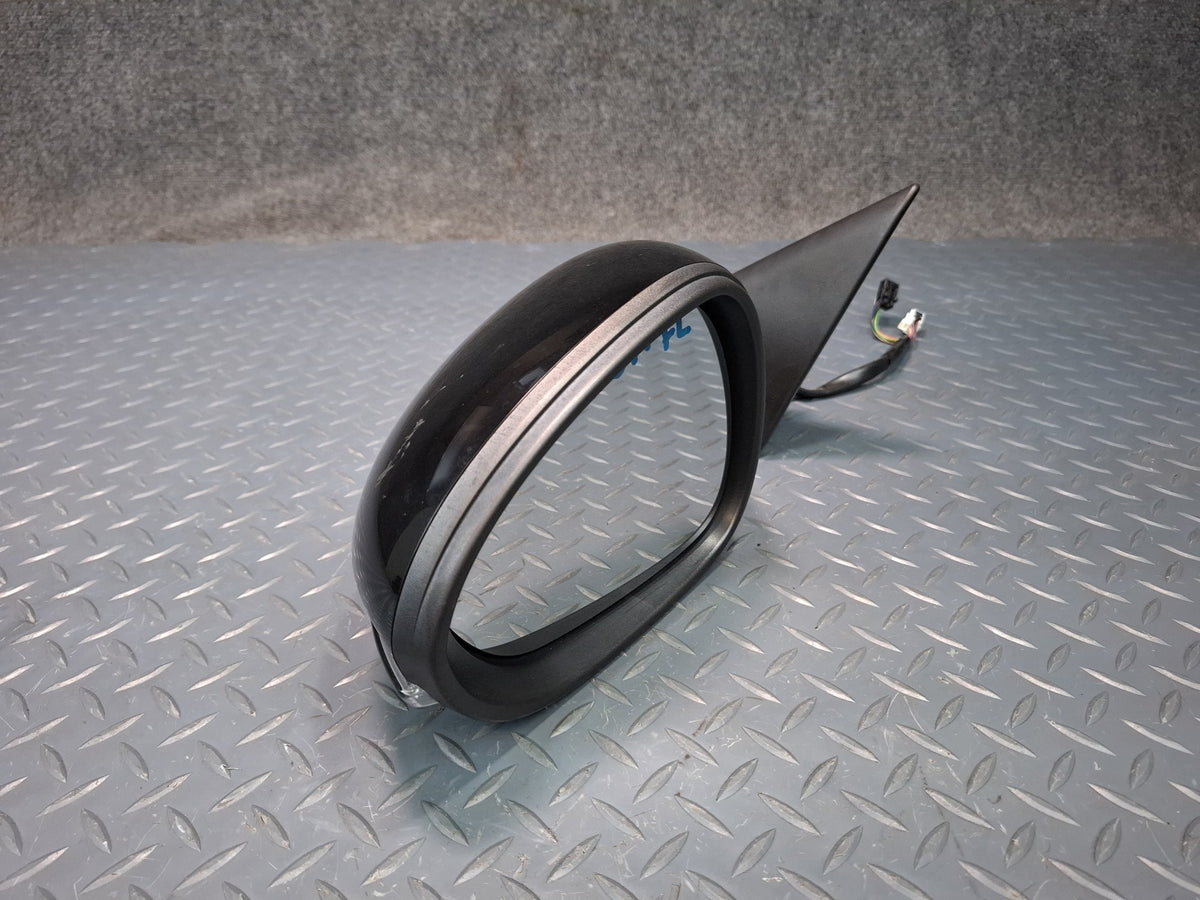 17-25 Alfa Romeo Giulia Left Driver Side Door Heated Rear View Mirror Black OEM