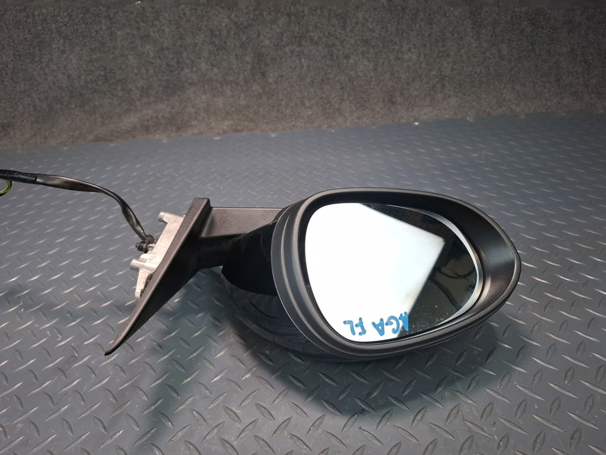 17-25 Alfa Romeo Giulia Left Driver Side Door Heated Rear View Mirror Black OEM