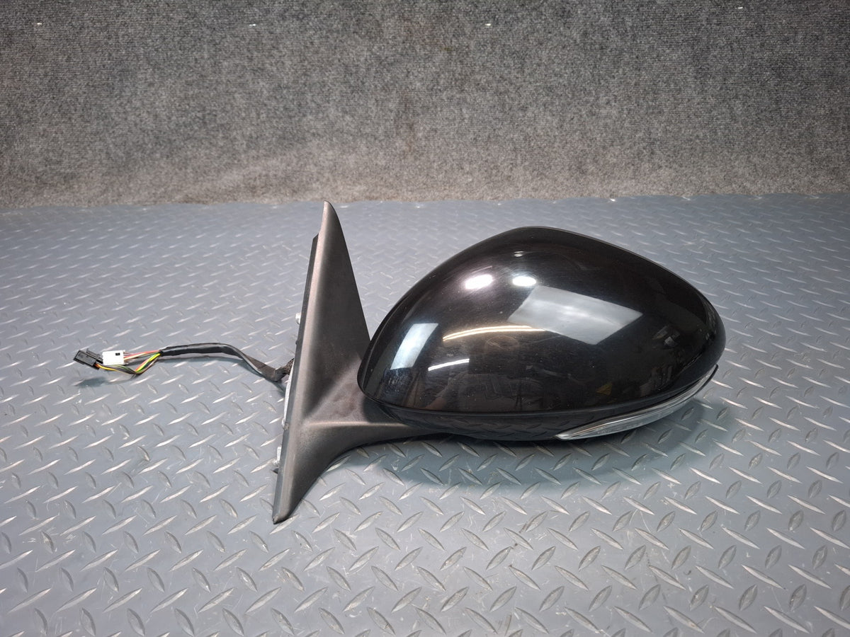 17-25 Alfa Romeo Giulia Left Driver Side Door Heated Rear View Mirror Black OEM