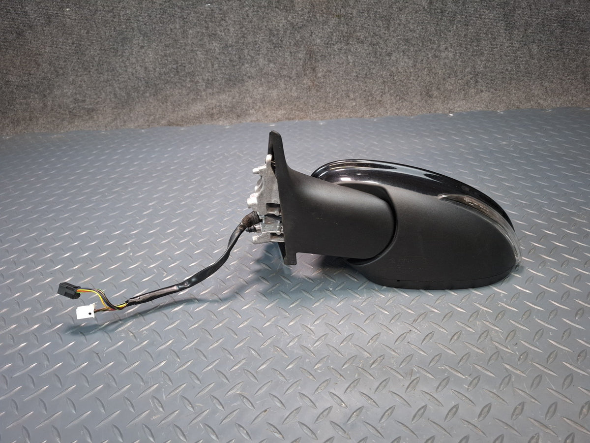 17-25 Alfa Romeo Giulia Left Driver Side Door Heated Rear View Mirror Black OEM