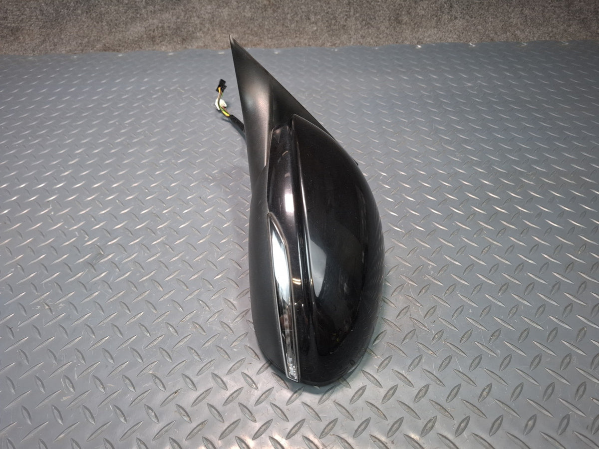 17-25 Alfa Romeo Giulia Left Driver Side Door Heated Rear View Mirror Black OEM