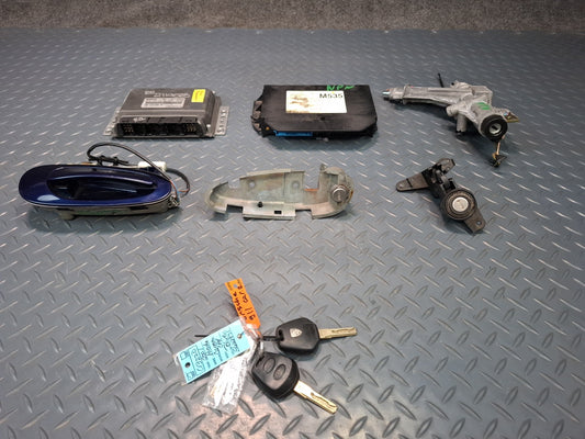 2001 Porsche 911 996 3.4 M96.01 RWD MT ECU ECM Immo Ignition Lock Handle KEY Set