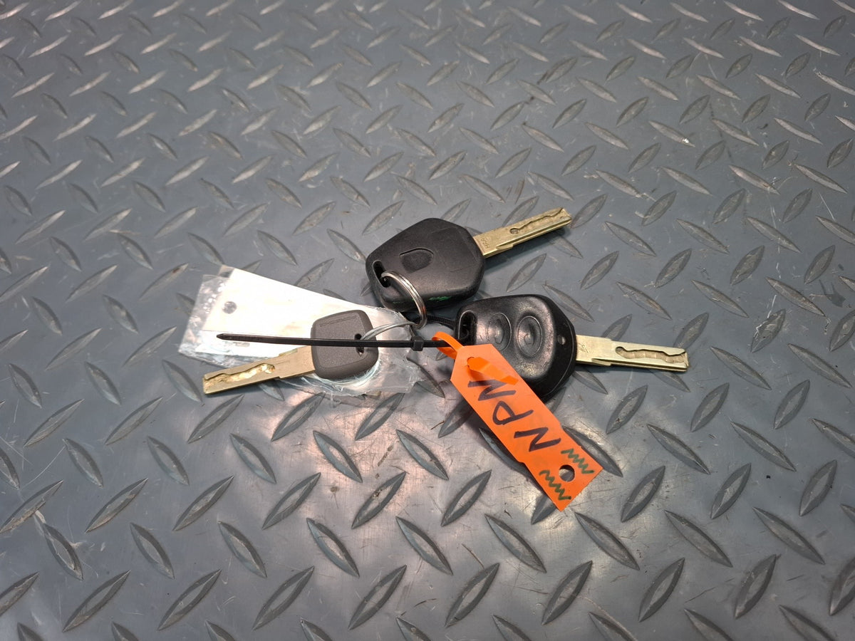 2001 Porsche 911 996 3.4 M96.01 RWD MT ECU ECM Immo Ignition Lock Handle KEY Set
