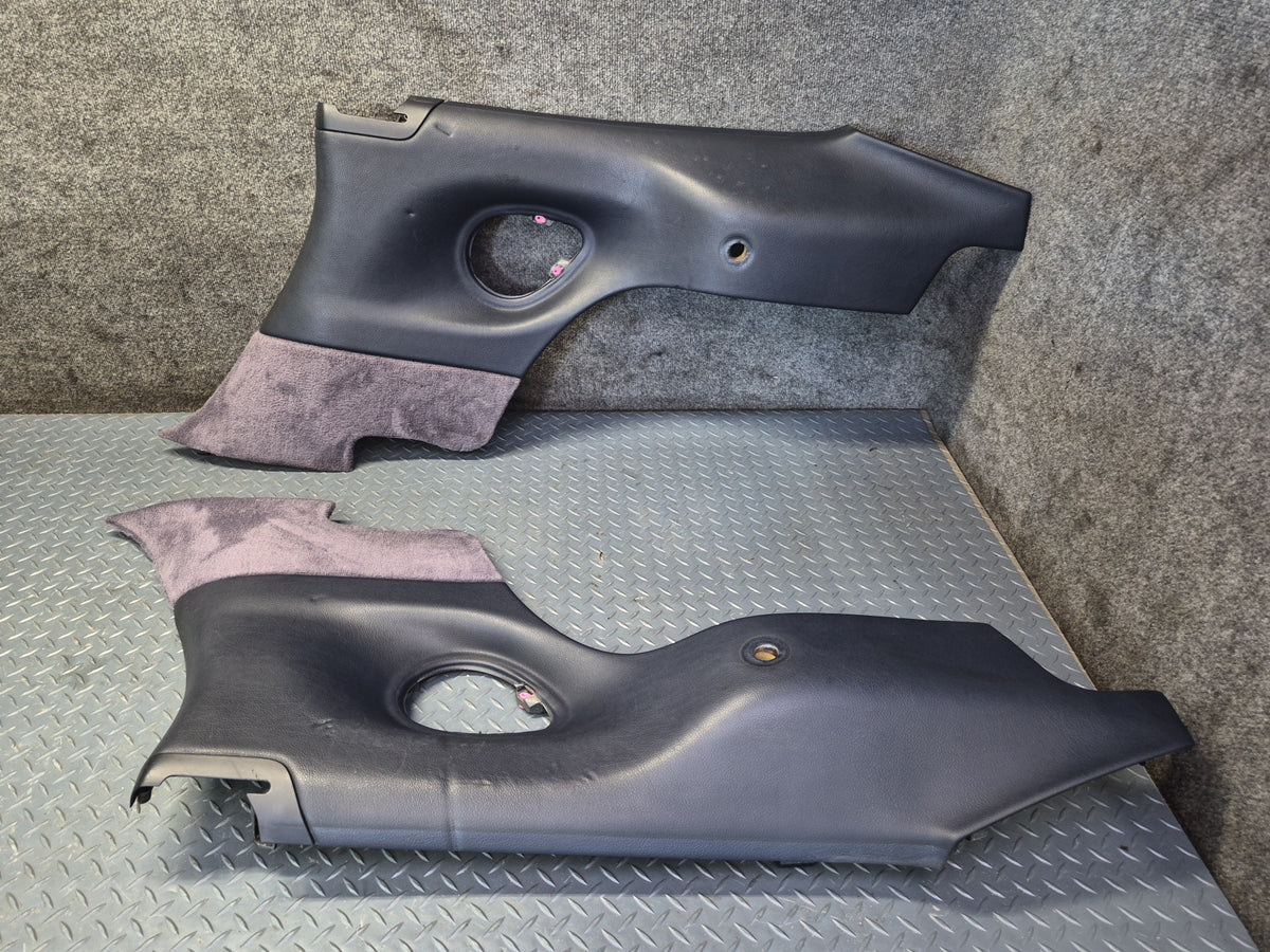 99-04 Porsche 911 Carrera 996 Coupe Rear Interior Quarter Trim Panel Set