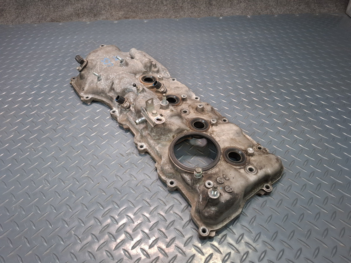 08-16 Lexus LS600HL UVF46 2URFSE Right Engine Cylinder Head Valve Cover OEM
