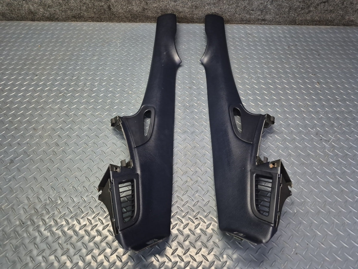 1999-2004 Porsche 911 996 Coupe Rear Interior C Pillar Leather Trim Panel Set