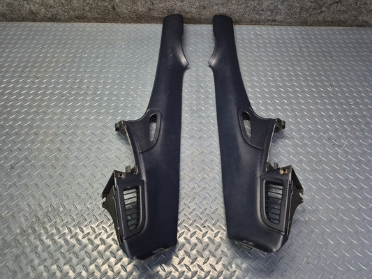 1999-2004 Porsche 911 996 Coupe Rear Interior C Pillar Leather Trim Panel Set