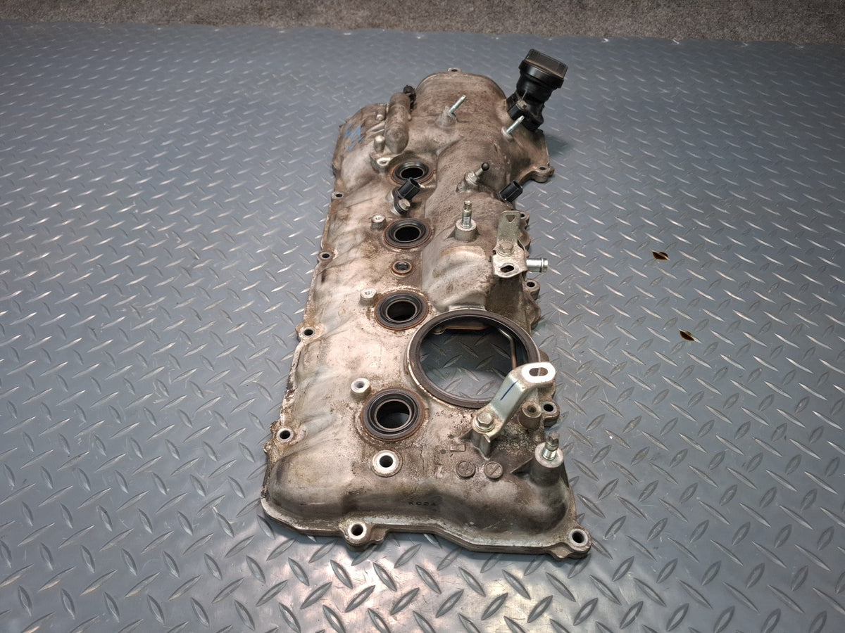 08-16 Lexus LS600HL UVF46 2URFSE Left Engine Cylinder Head Valve Cover OEM