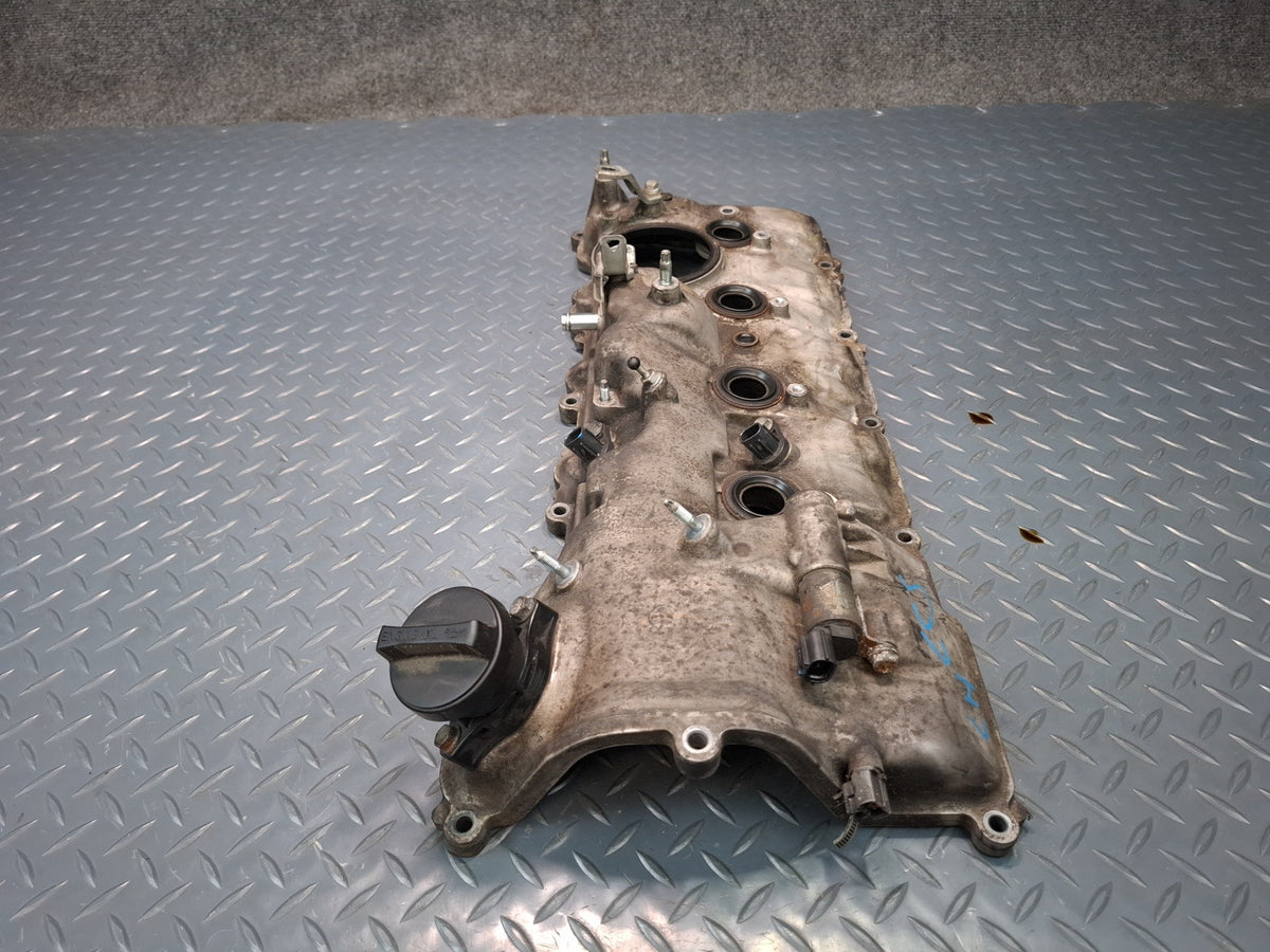 08-16 Lexus LS600HL UVF46 2URFSE Left Engine Cylinder Head Valve Cover OEM