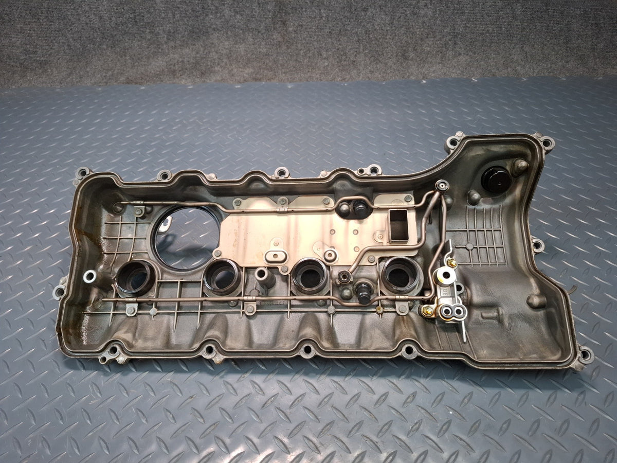 08-16 Lexus LS600HL UVF46 2URFSE Left Engine Cylinder Head Valve Cover OEM