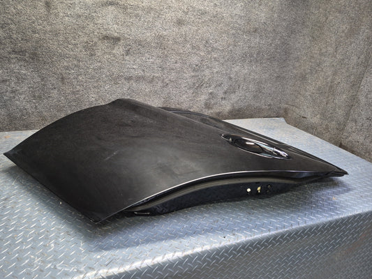 17-25 Alfa Romeo Giulia Rear Left Side Door Shell Panel w Glass Black OEM