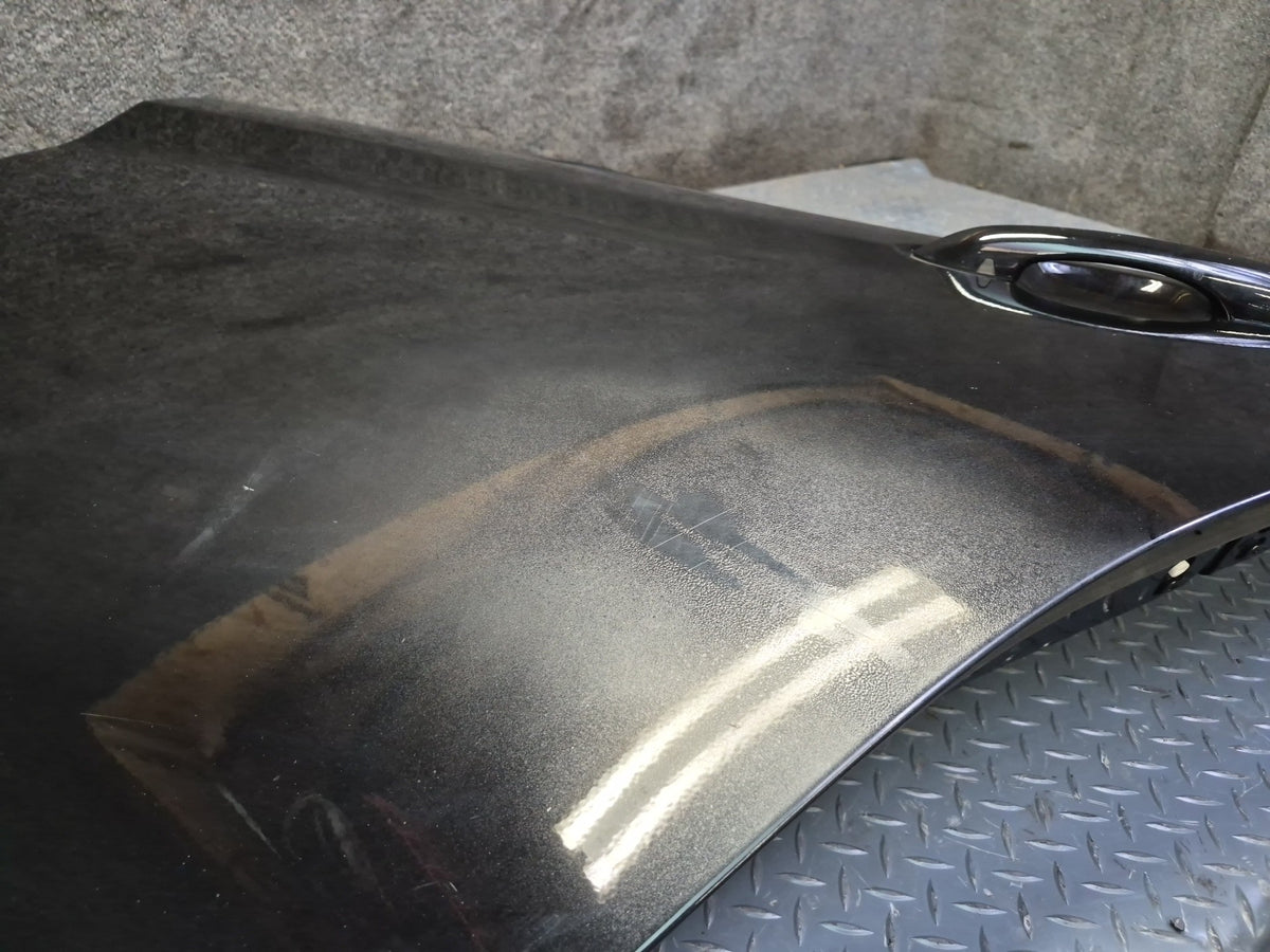 17-25 Alfa Romeo Giulia Rear Left Side Door Shell Panel w Glass Black OEM