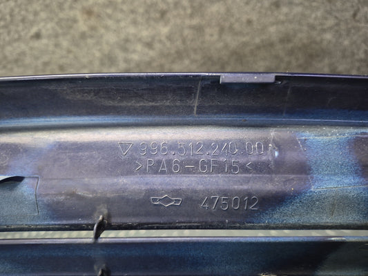 1999-2004 Porsche 911 Carrera 996 Rear Engine Trunk Deck Lid Spoiler Lapis Blue