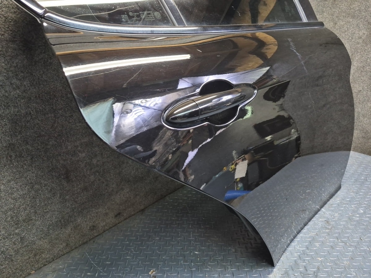 17-25 Alfa Romeo Giulia Rear Right Side Door Shell Panel w Glass Black OEM