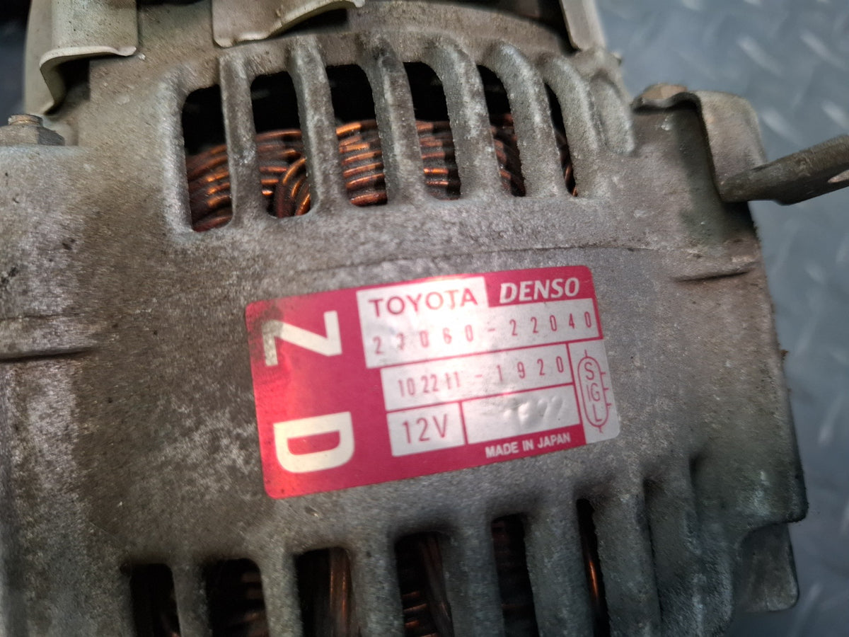 00-05 Toyota ZZW30L MR2 Spyder 1.8L 1ZZFE Generator Alternator 27060-22040 OEM