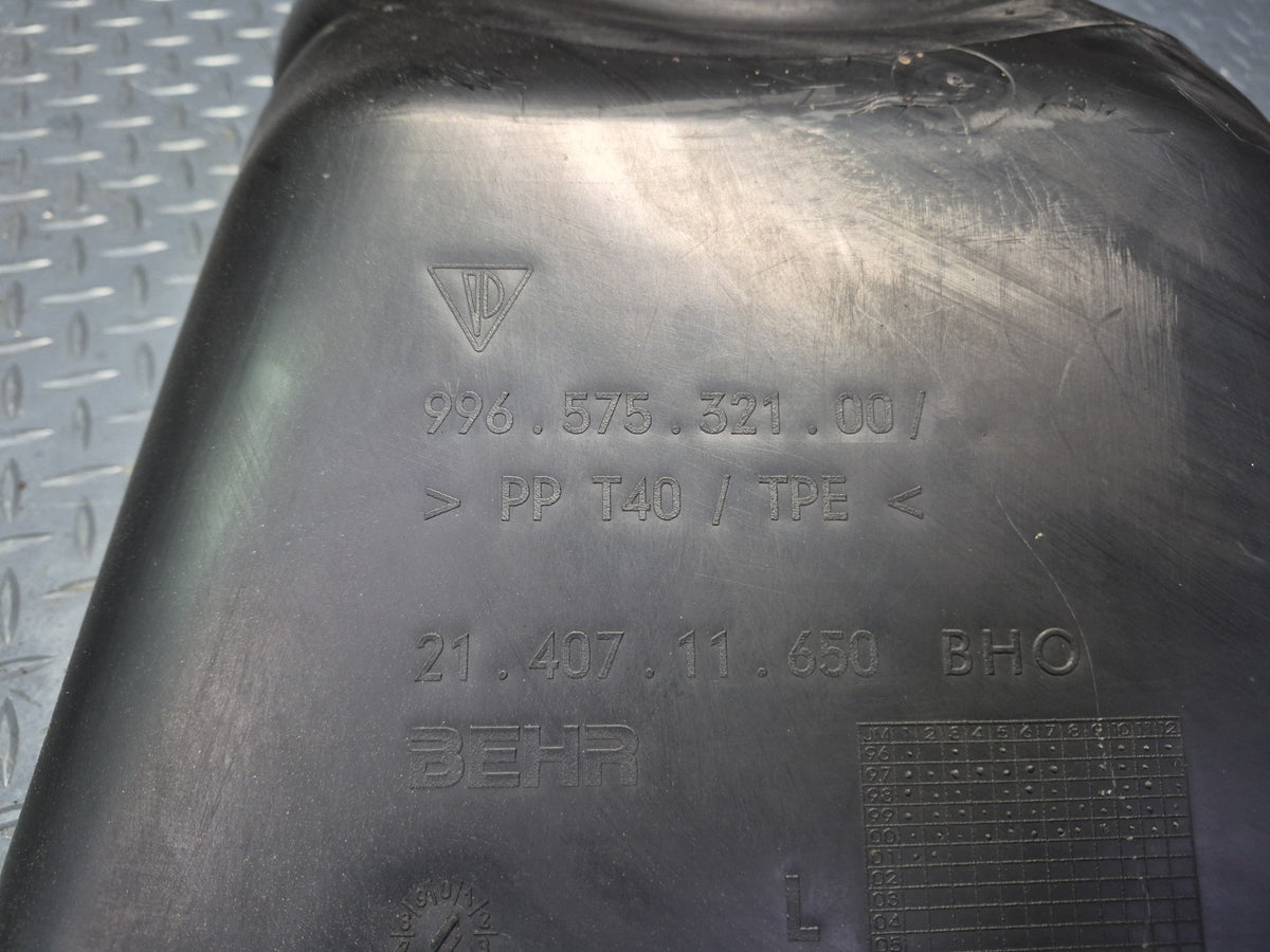 1999-2001 Porsche 911 996 Left Engine Radiator Air Duct Guide 99657552100