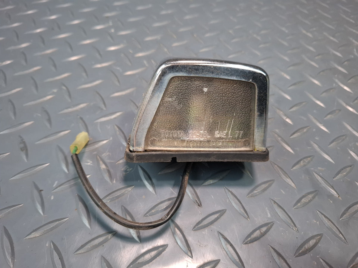 1983 Toyota Celica RA65 Convertible Rear Left & Right License Light Lamp Set OEM
