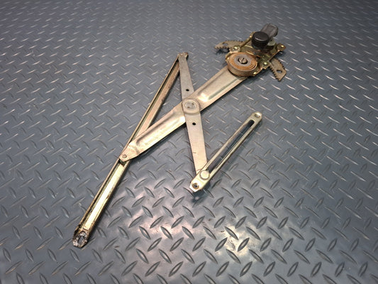 82-85 Toyota Celica RA65 Left Door Manual Window Regulator w Handle OEM