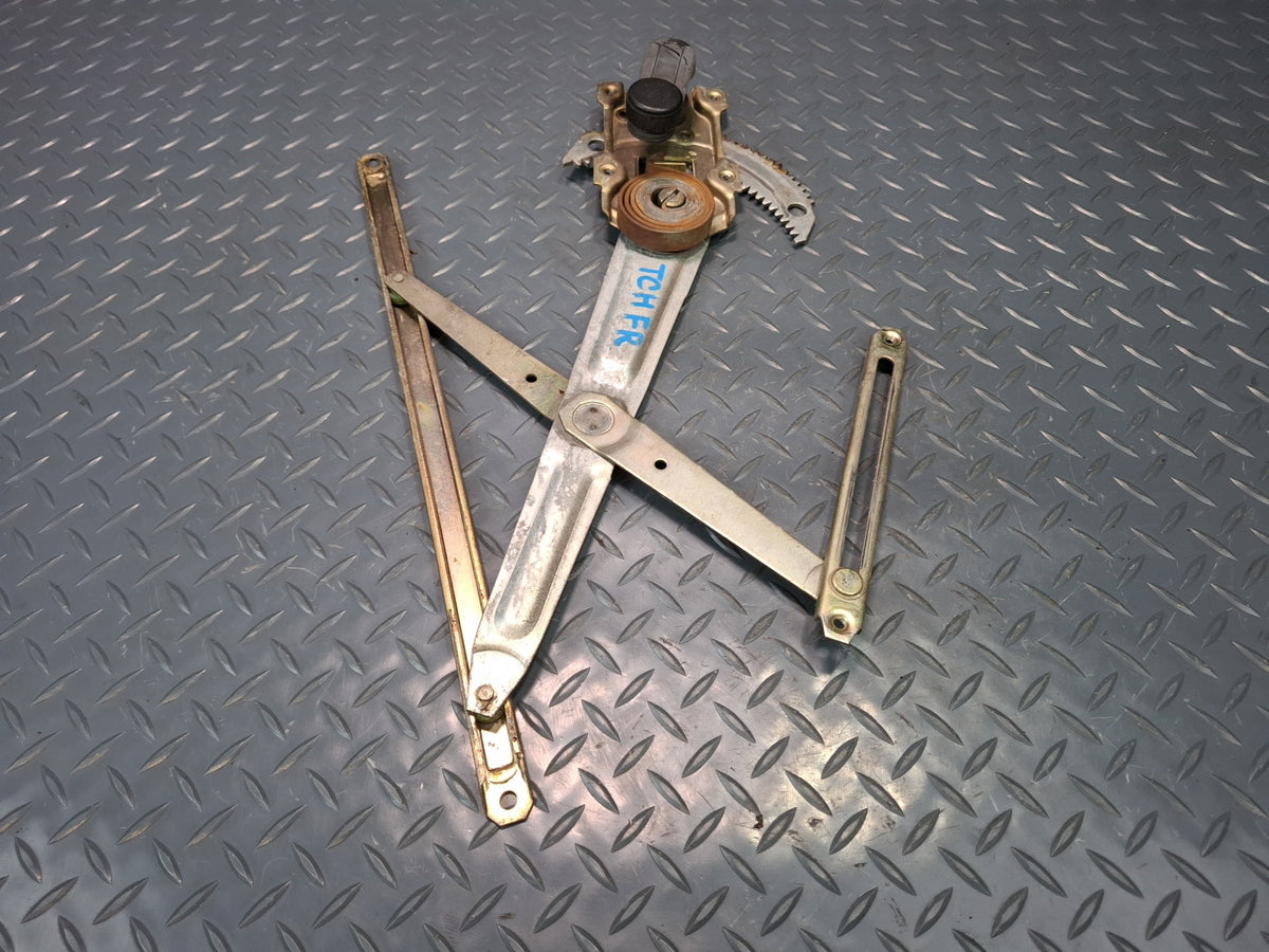 82-85 Toyota Celica RA65 Right Door Manual Window Regulator w Handle OEM