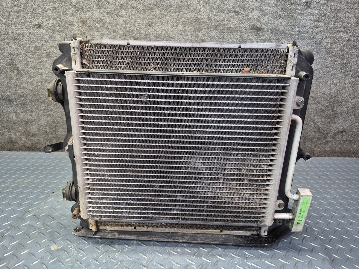 1999-2001 Porsche 911 996 Right Engine Radiator A/C Condenser Fan w Shroud