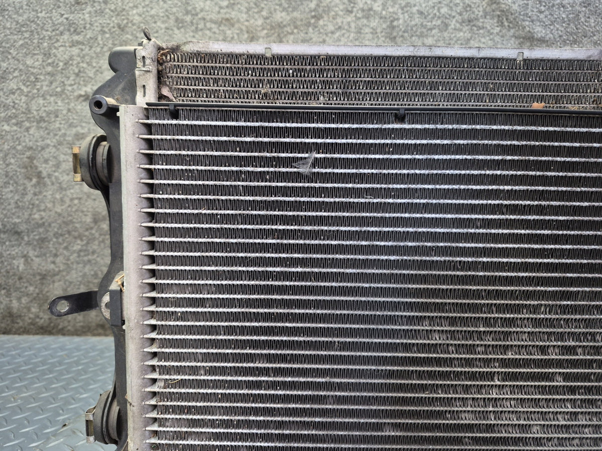 1999-2001 Porsche 911 996 Right Engine Radiator A/C Condenser Fan w Shroud