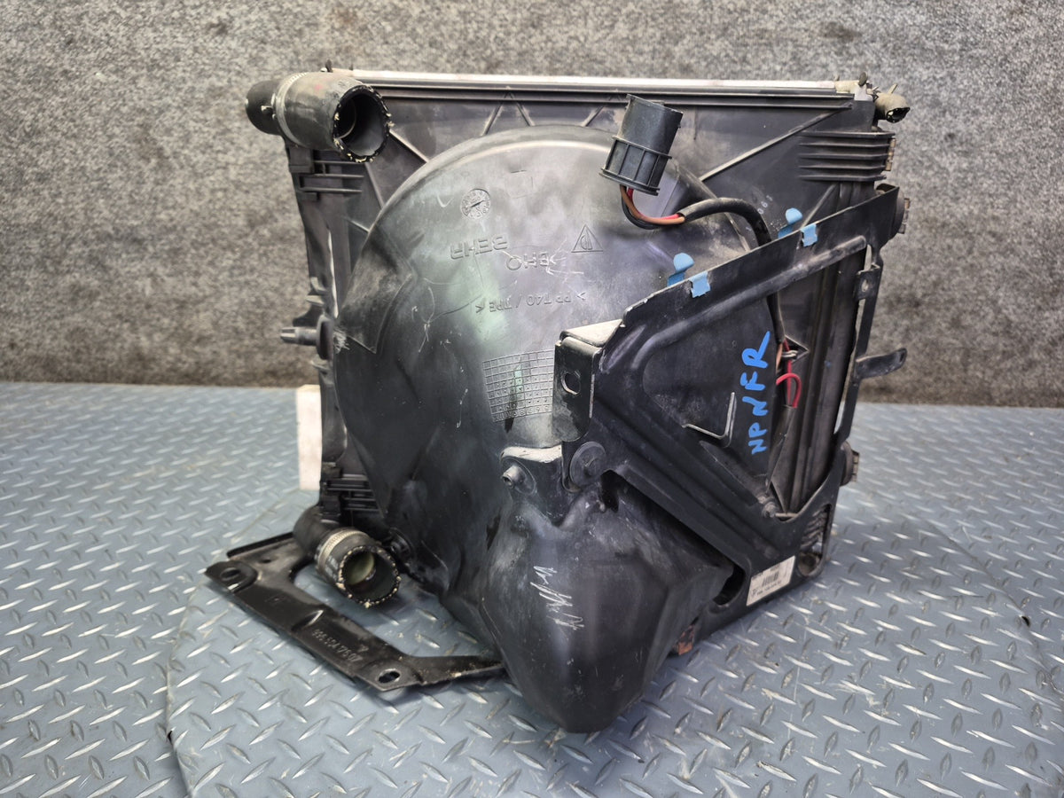 1999-2001 Porsche 911 996 Right Engine Radiator A/C Condenser Fan w Shroud