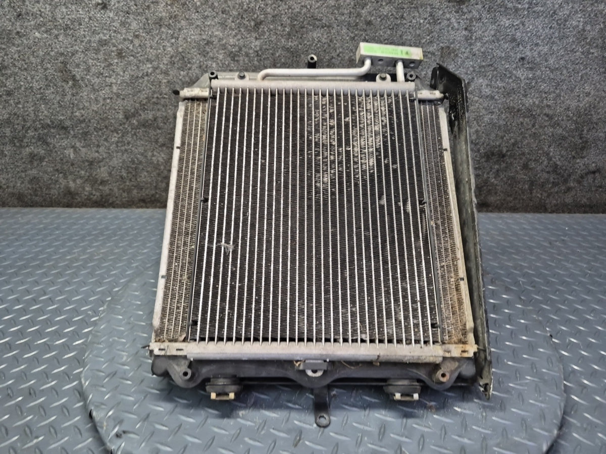 1999-2001 Porsche 911 996 Right Engine Radiator A/C Condenser Fan w Shroud