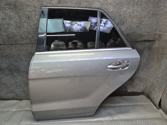 2012-2019 Mercedes W166 GLE ML Rear Left Side Door Shell Panel W/ Glass