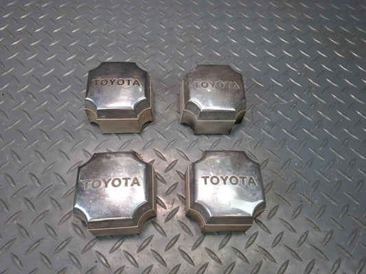 82-85 Toyota Celica RA65 Set of 4 Wheel Hub Chrome Center Cap Cover OEM