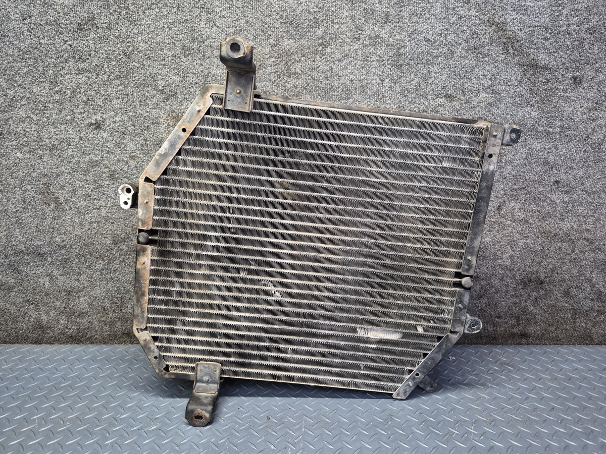 93-95 Toyota Hiace KZH106W 1KZ-TE A/C Condenser w Cooling Fan Motor & Shroud OEM