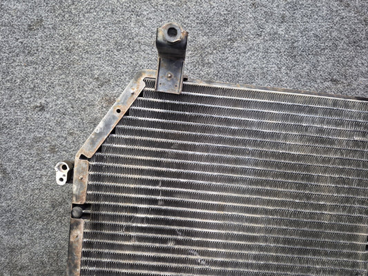 93-95 Toyota Hiace KZH106W 1KZ-TE A/C Condenser w Cooling Fan Motor & Shroud OEM