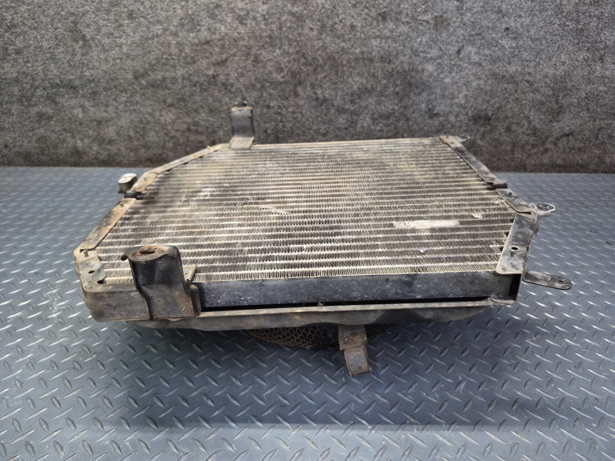 93-95 Toyota Hiace KZH106W 1KZ-TE A/C Condenser w Cooling Fan Motor & Shroud OEM