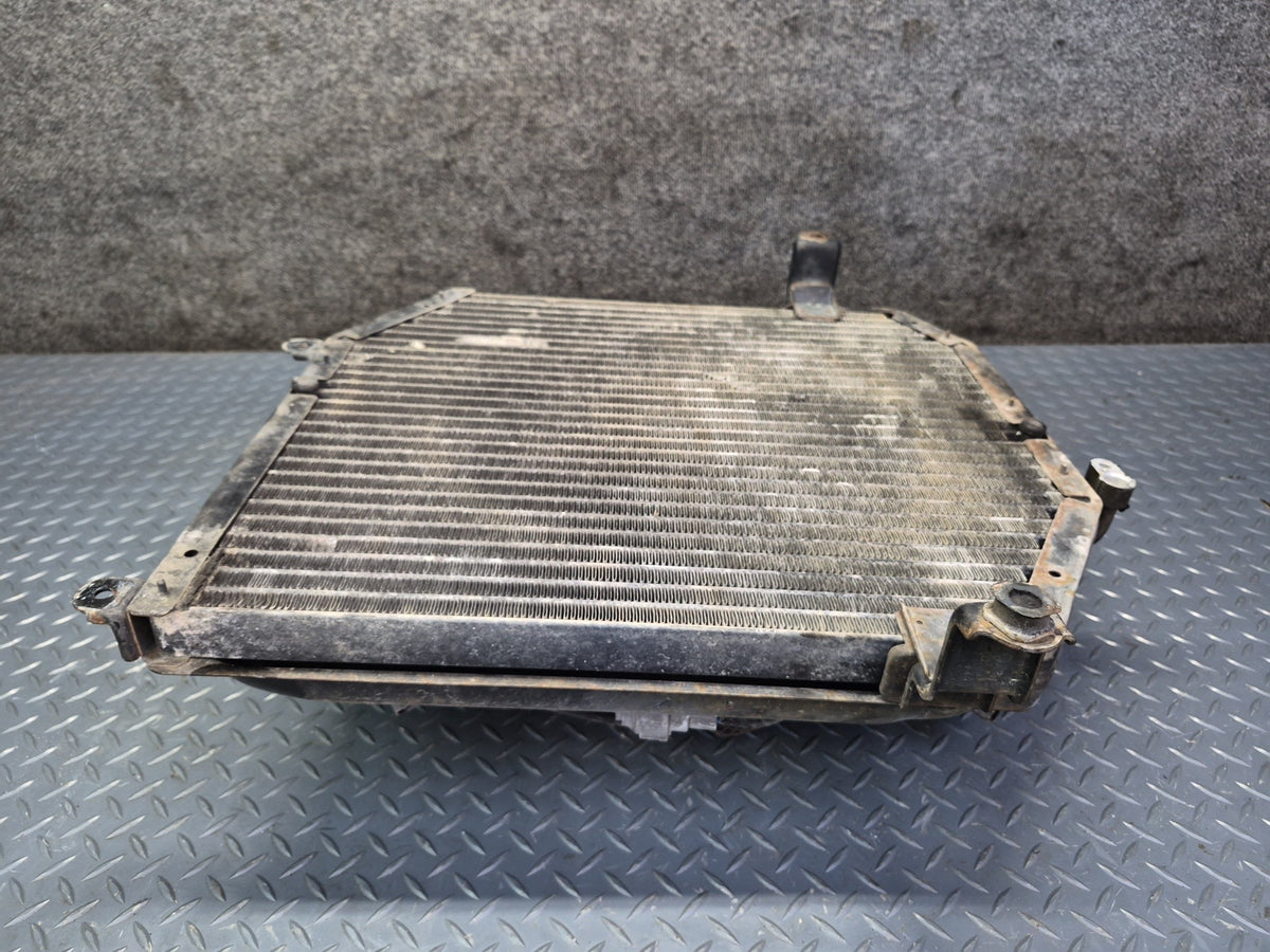 93-95 Toyota Hiace KZH106W 1KZ-TE A/C Condenser w Cooling Fan Motor & Shroud OEM