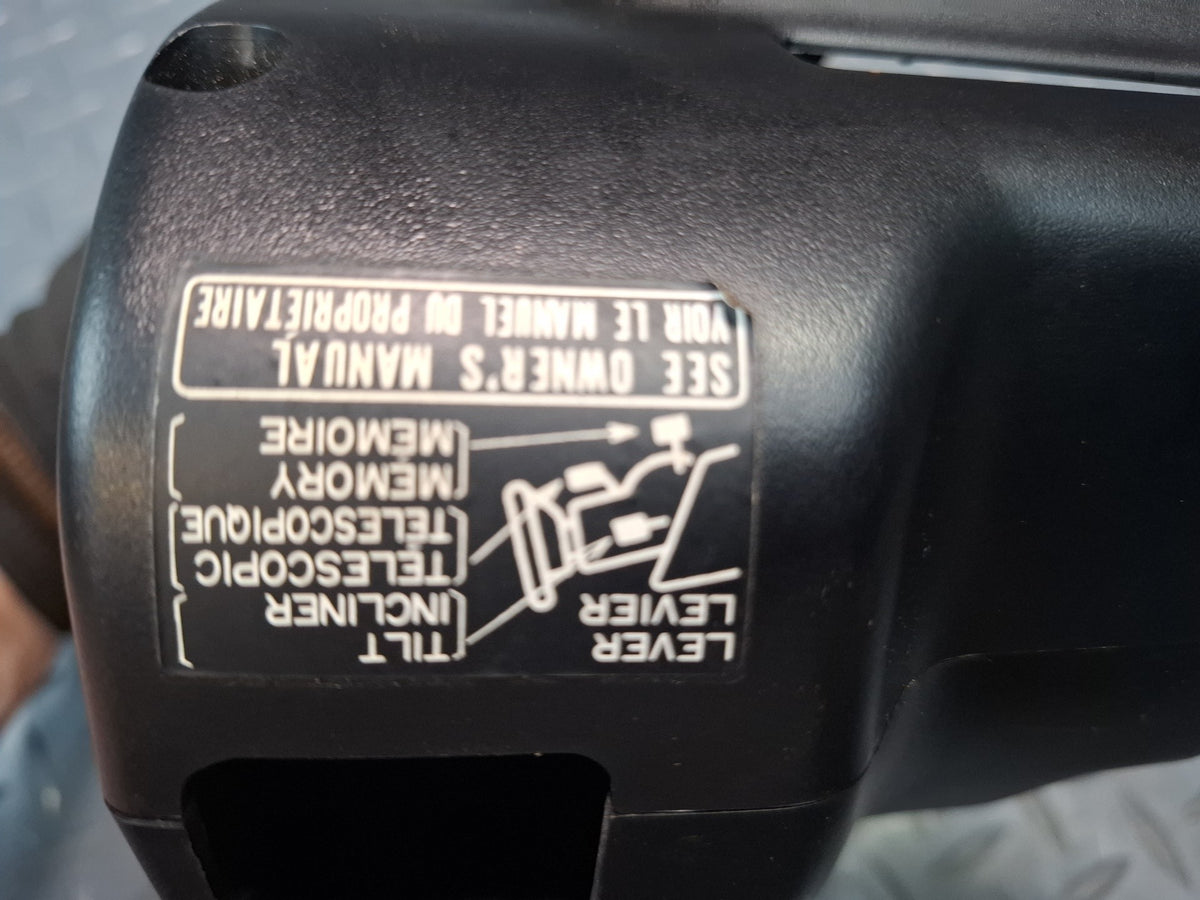 89-90 Toyota Supra MA70L MK3 M/T Steering Column Cover Trim Black OEM
