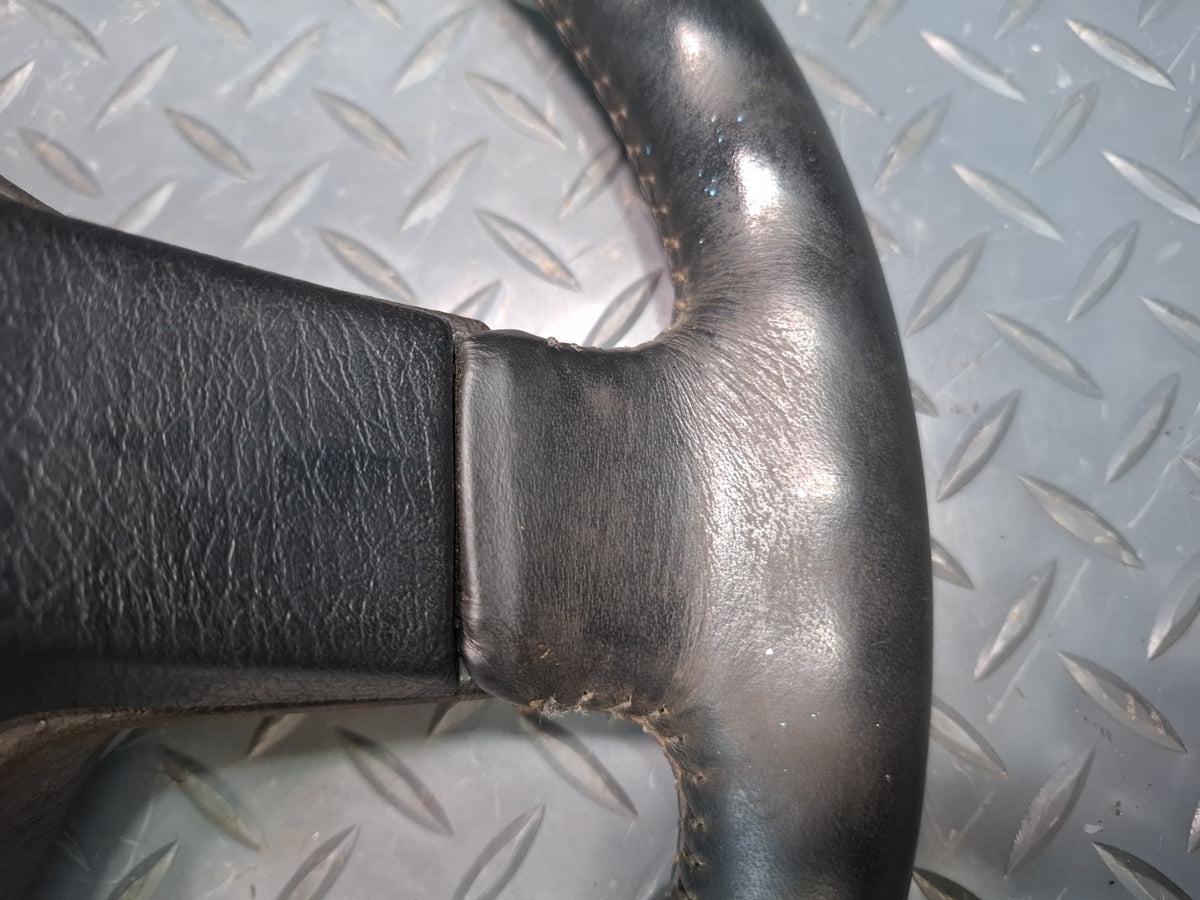 89-92 Toyota Supra MA71 Leather Steering Black w Cruise Switch OEM