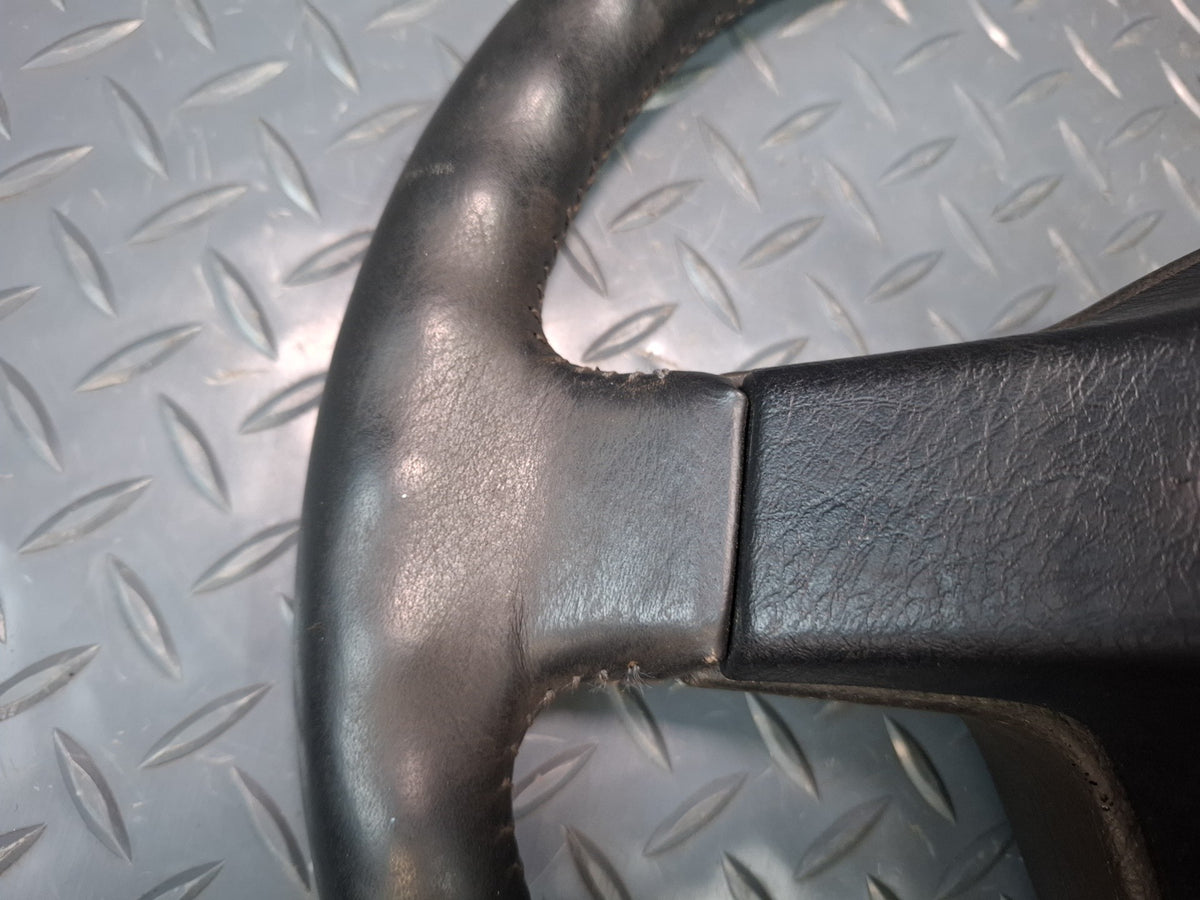 89-92 Toyota Supra MA71 Leather Steering Black w Cruise Switch OEM