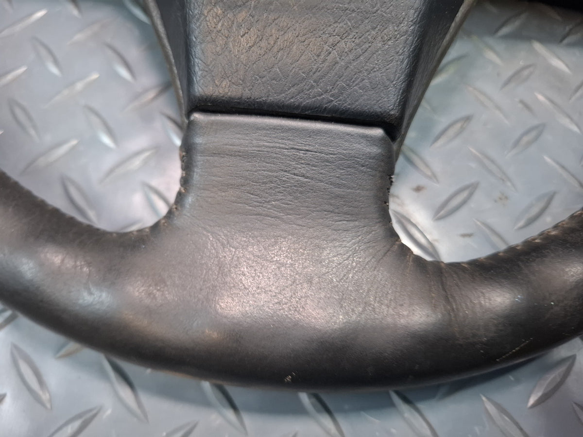 89-92 Toyota Supra MA71 Leather Steering Black w Cruise Switch OEM