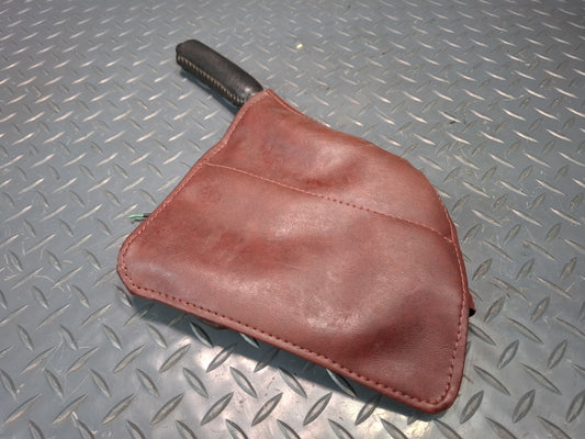86-92 Toyota Supra MK3 MA71 Emergency Parking Handbrake Handle w Boot Maroon OEM